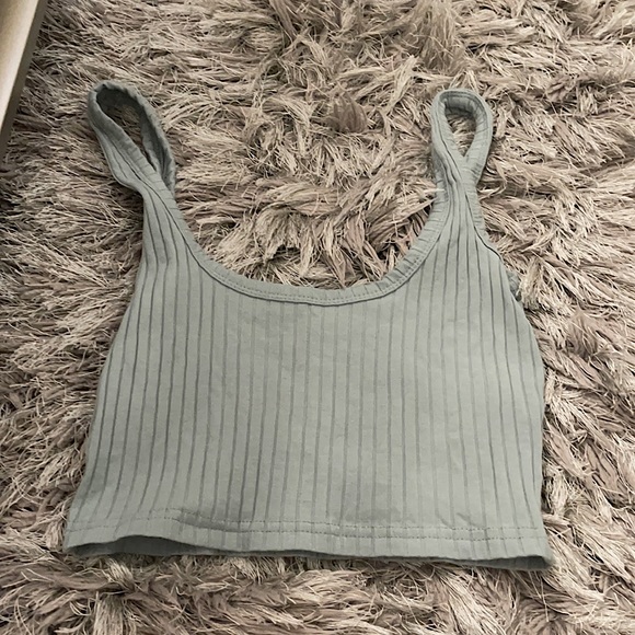 Green from ROMWE size S cropped - Picture 1 of 1